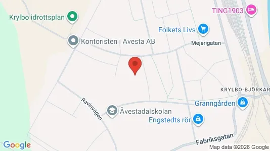 Apartments for rent i Avesta - kort over placeringen