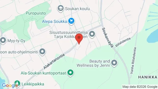 Apartments for rent i Espoo - kort over placeringen
