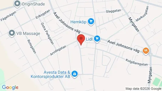 Apartments for rent i Avesta - kort over placeringen