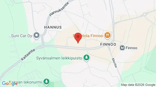 Apartments for rent i Espoo - kort over placeringen