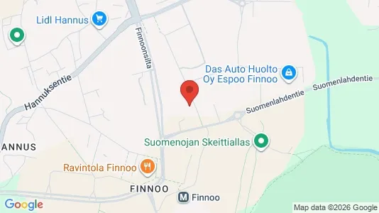 Apartments for rent i Espoo - kort over placeringen