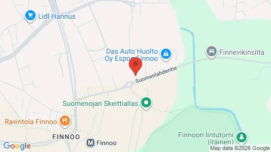 Apartments for rent i Espoo - kort over placeringen