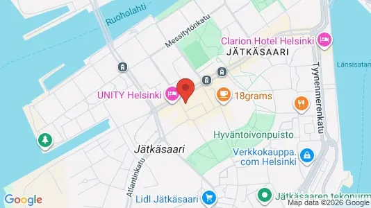 Apartments for rent i Helsinki Eteläinen - kort over placeringen