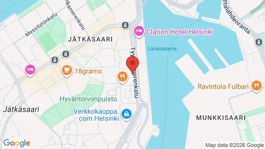 Apartments for rent i Helsinki Eteläinen - kort over placeringen