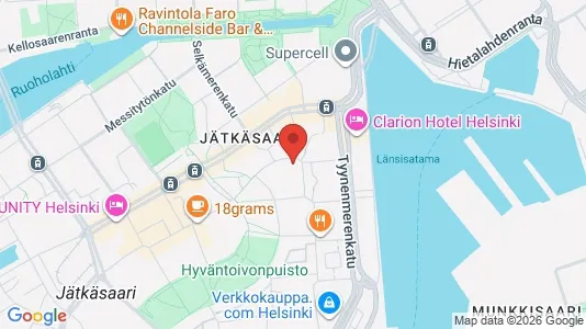 Apartments for rent i Helsinki Eteläinen - kort over placeringen