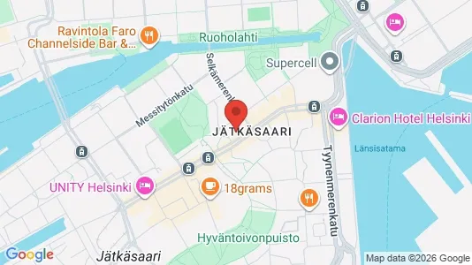 Apartments for rent i Helsinki Eteläinen - kort over placeringen