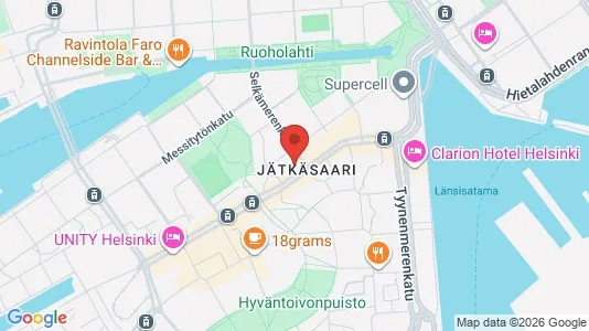 Apartments for rent i Helsinki Eteläinen - kort over placeringen