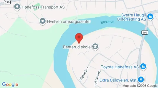 Apartments for rent i Ringerike - kort over placeringen