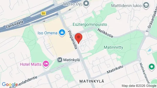 Apartments for rent i Espoo - kort over placeringen