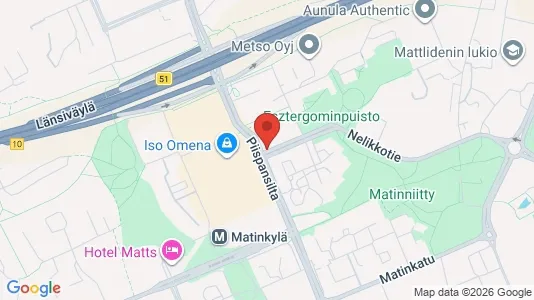 Apartments for rent i Espoo - kort over placeringen