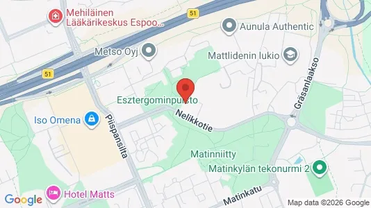 Apartments for rent i Espoo - kort over placeringen