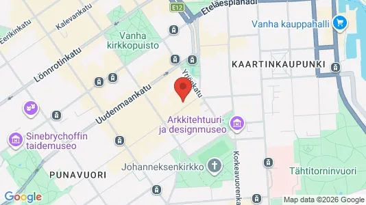 Apartments for rent i Helsinki Eteläinen - kort over placeringen