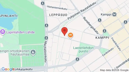 Apartments for rent i Helsinki Eteläinen - kort over placeringen