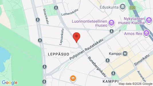 Apartments for rent i Helsinki Eteläinen - kort over placeringen
