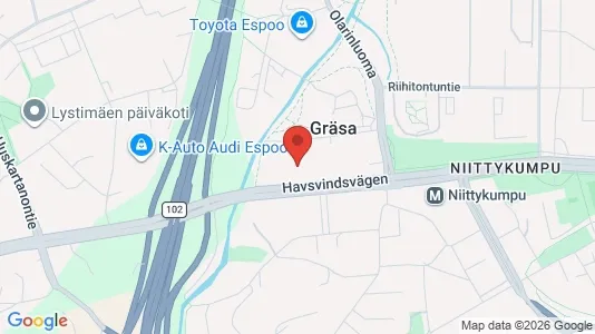 Apartments for rent i Espoo - kort over placeringen