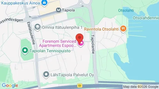 Apartments for rent i Espoo - kort over placeringen