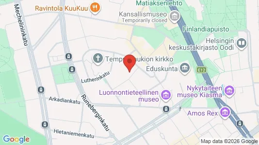 Rooms for rent i Helsinki Eteläinen - kort over placeringen