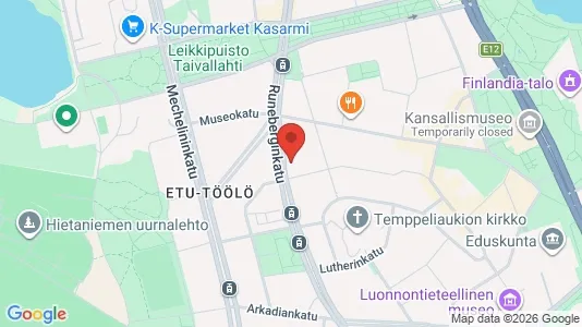 Apartments for rent i Helsinki Eteläinen - kort over placeringen
