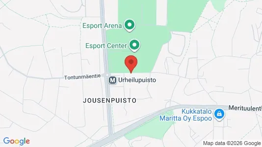 Apartments for rent i Espoo - kort over placeringen