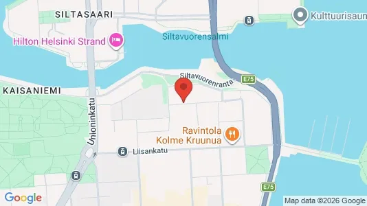 Apartments for rent i Helsinki Eteläinen - kort over placeringen