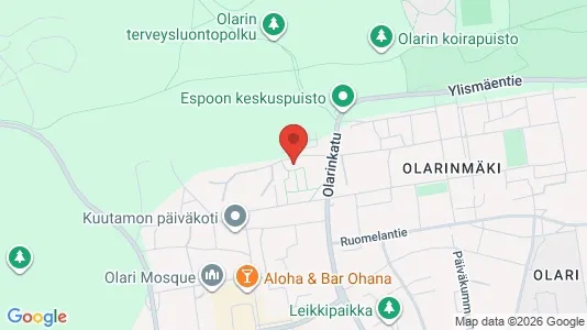 Apartments for rent i Espoo - kort over placeringen