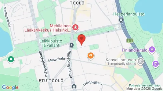 Apartments for rent i Helsinki Eteläinen - kort over placeringen