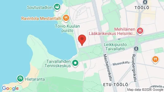 Rooms for rent i Helsinki Eteläinen - kort over placeringen