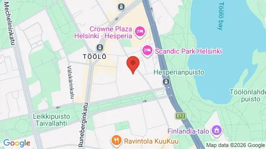 Apartments for rent i Helsinki Eteläinen - kort over placeringen