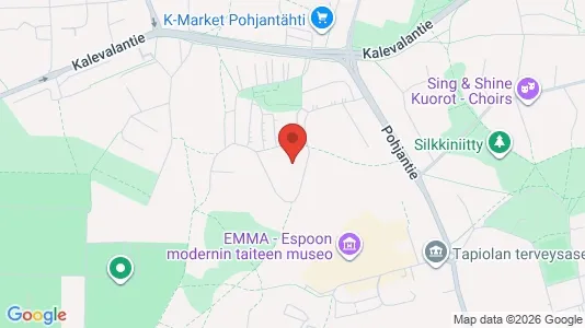 Apartments for rent i Espoo - kort over placeringen