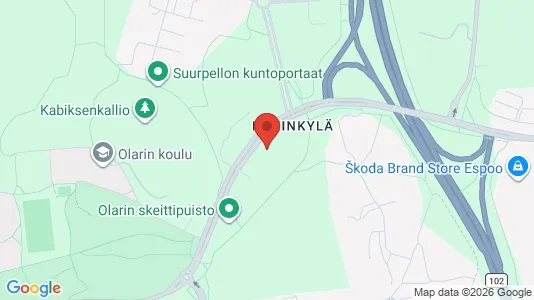 Apartments for rent i Espoo - kort over placeringen