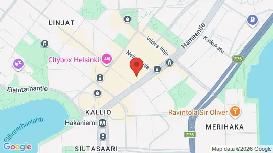 Apartments for rent i Helsinki Keskinen - kort over placeringen
