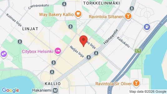 Apartments for rent i Helsinki Keskinen - kort over placeringen