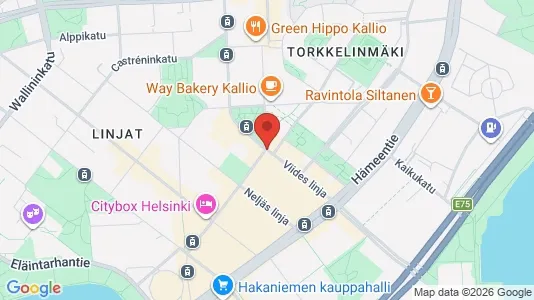 Apartments for rent i Helsinki Keskinen - kort over placeringen