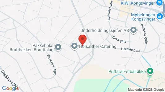 Apartments for rent i Kongsvinger - kort over placeringen