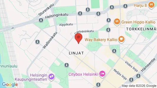 Apartments for rent i Helsinki Keskinen - kort over placeringen