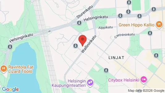 Apartments for rent i Helsinki Keskinen - kort over placeringen