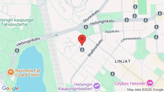 Apartments for rent i Helsinki Keskinen - kort over placeringen