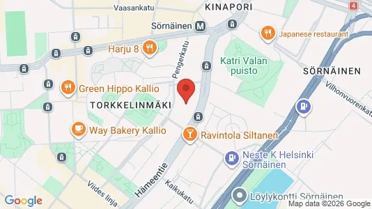 Apartments for rent i Helsinki Keskinen - kort over placeringen
