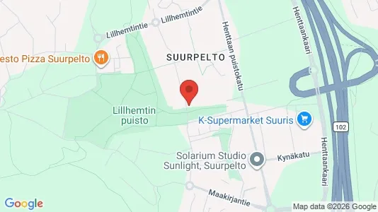 Apartments for rent i Espoo - kort over placeringen