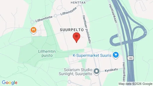 Apartments for rent i Espoo - kort over placeringen
