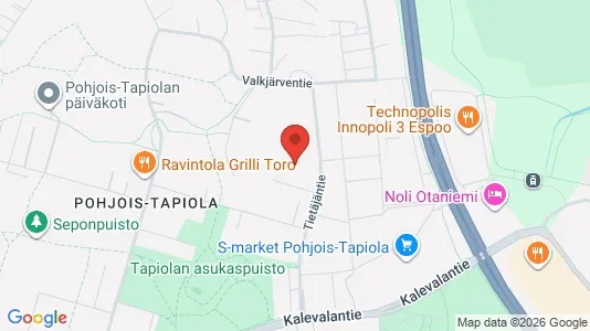 Apartments for rent i Espoo - kort over placeringen