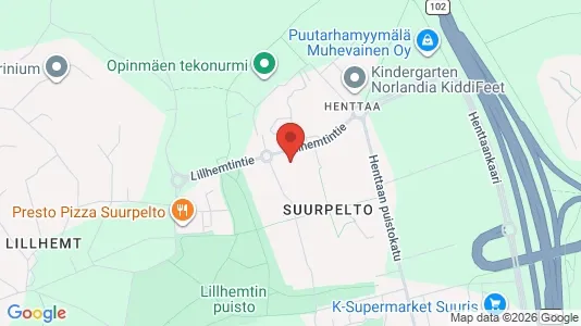 Apartments for rent i Espoo - kort over placeringen
