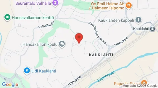 Apartments for rent i Espoo - kort over placeringen