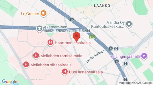 Apartments for rent i Helsinki Eteläinen - kort over placeringen