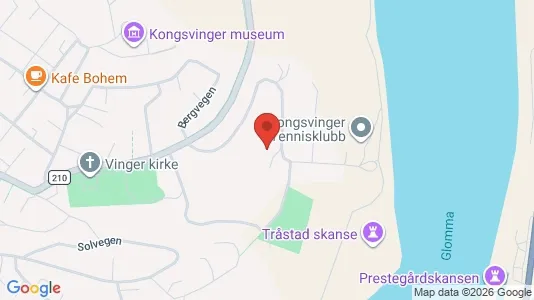 Apartments for rent i Kongsvinger - kort over placeringen