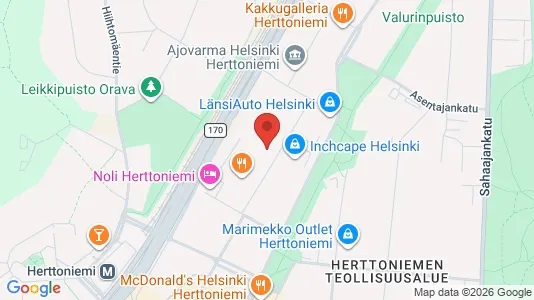 Apartments for rent i Helsinki Kaakkoinen - kort over placeringen