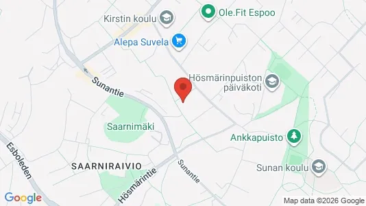 Apartments for rent i Espoo - kort over placeringen