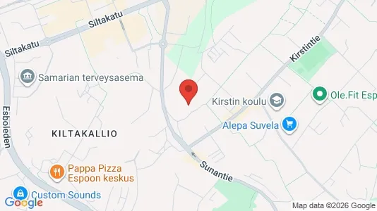 Apartments for rent i Espoo - kort over placeringen