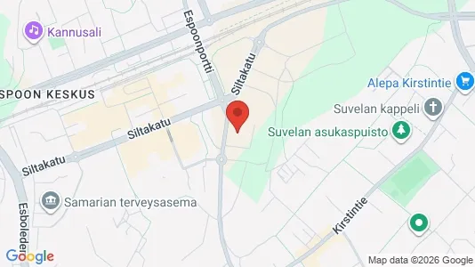 Apartments for rent i Espoo - kort over placeringen