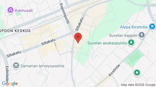 Apartments for rent i Espoo - kort over placeringen